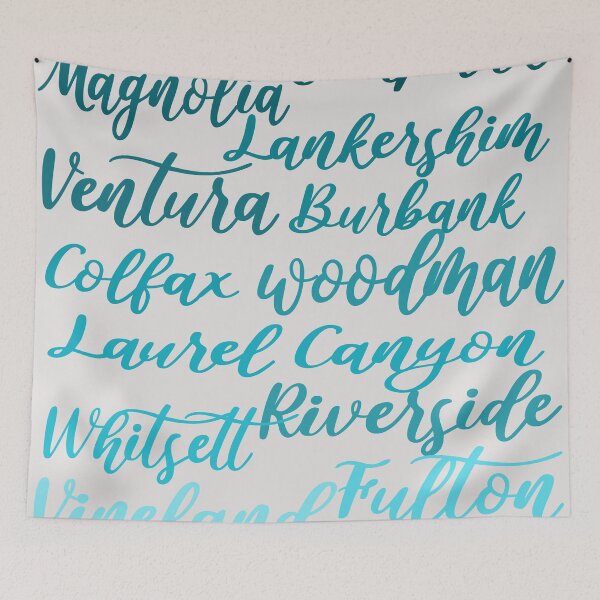 Item preview, Boulevards of Los Angeles "The Valley" designed and sold by SignLanguageArt.