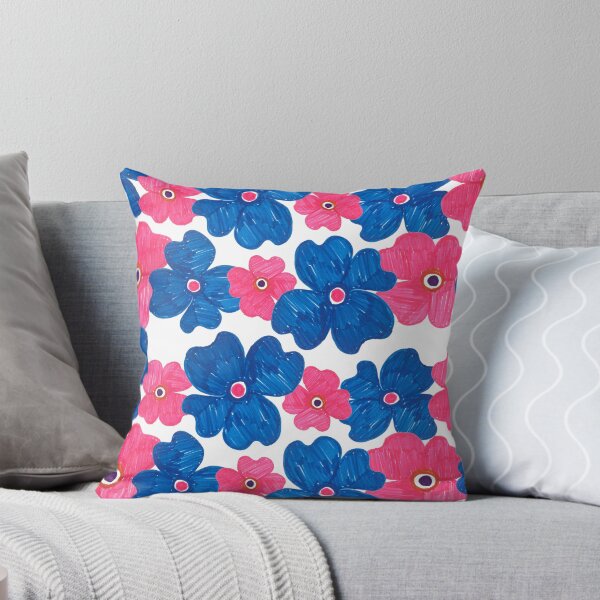 Item preview, BOLD FLORAL COLOUR PEN ART designed and sold by PrachiManerikar.