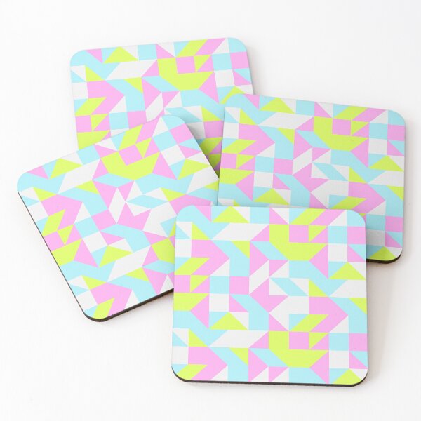Item preview, Pastel Retro Geometric Mosaic designed and sold by weirdAffect.