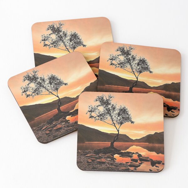 Item preview, Autumn  sunrise Lonely Tree designed and sold by Derren Jones.