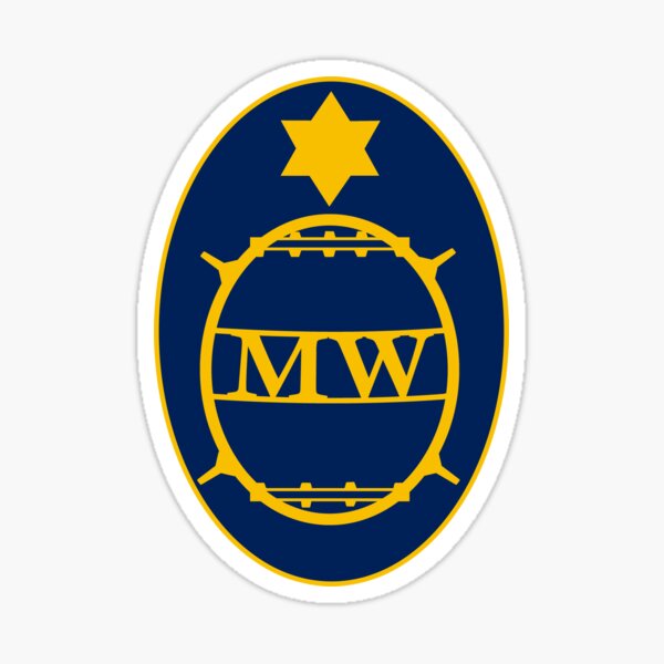  RN MW badge - oval Sticker