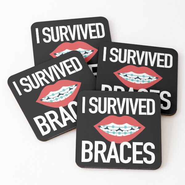 Item preview, I survived braces designed and sold by SleekSnacks.