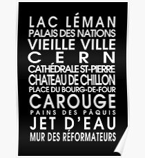 Geneva City Roll Poster