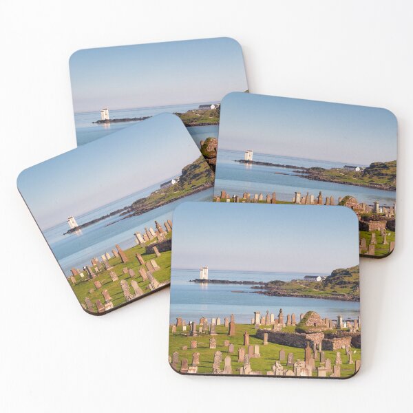 Item preview, Port Ellen Lighthouse and Kilnaughton Chapel Cemetry designed and sold by IslayFineArt.