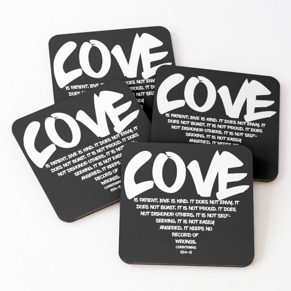 Item preview, Love is... Corinthians Bible verse designed and sold by drbozzo.