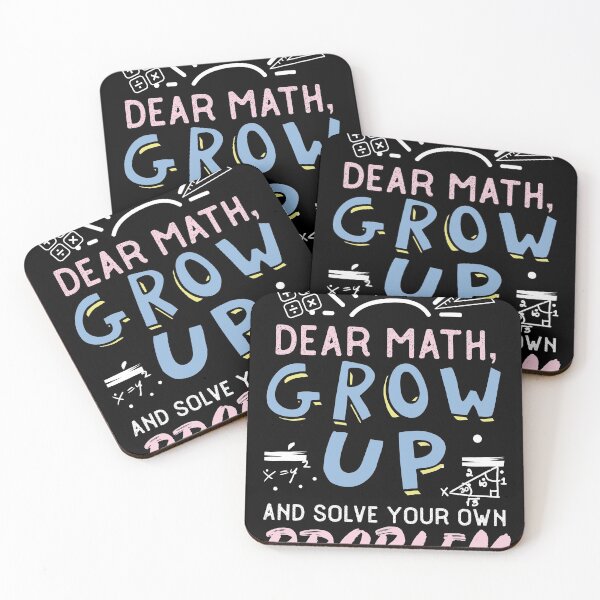 Item preview, Grow Up Math | Funny Math Lover Tween Teacher Math Joke Tee designed and sold by Lisbob.