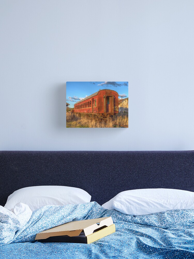 Thumbnail 2 of 3, Canvas Print, Off the rails designed and sold by theoddshot.
