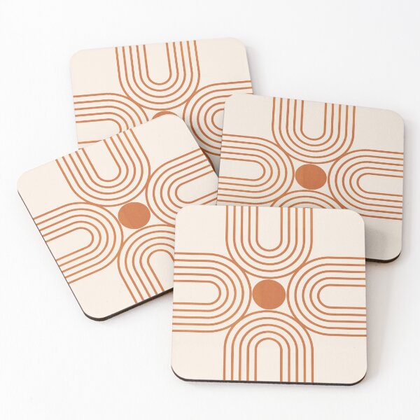 Mid-Century Modern Coasters (Inspired by MCM Glassware!)