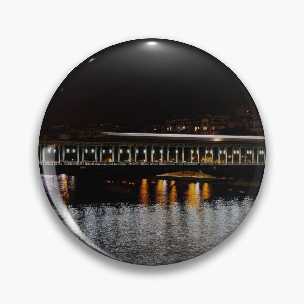Item preview, Paris - Bir-Hakeim bridge at night designed and sold by Ulysse Pixel.
