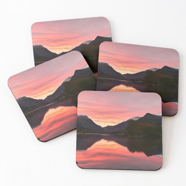 Item preview, Sunrise over a snow capped Snowdon designed and sold by Derren Jones.