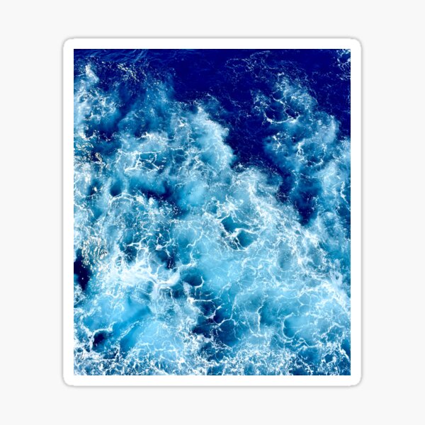 Item preview, Blue Ocean Waves  designed and sold by OdmiDesign.