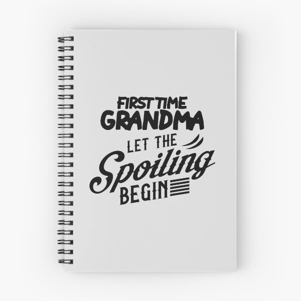 Item preview, First Time Grandma Let The Spoiling Begin Concept. Vintage Unique Design. Retro Adventure Hipster Art designed and sold by CampTreeAdv.