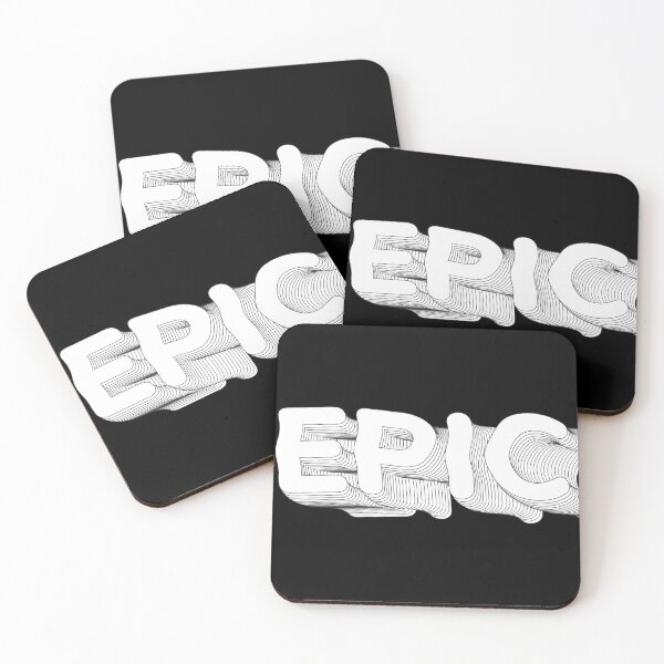 Item preview, Epic lettering black and white designed and sold by KiwiBrush.