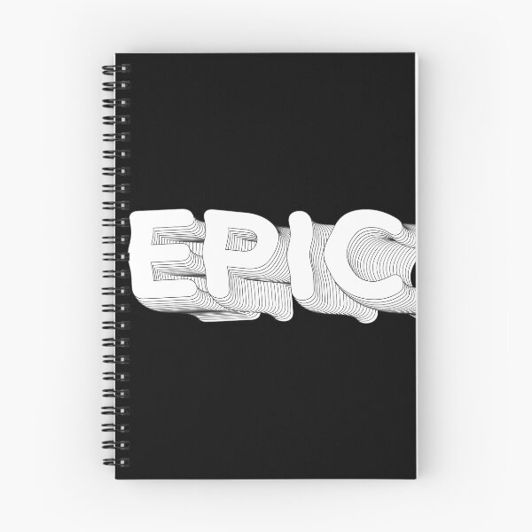 Item preview, Epic lettering black and white designed and sold by KiwiBrush.