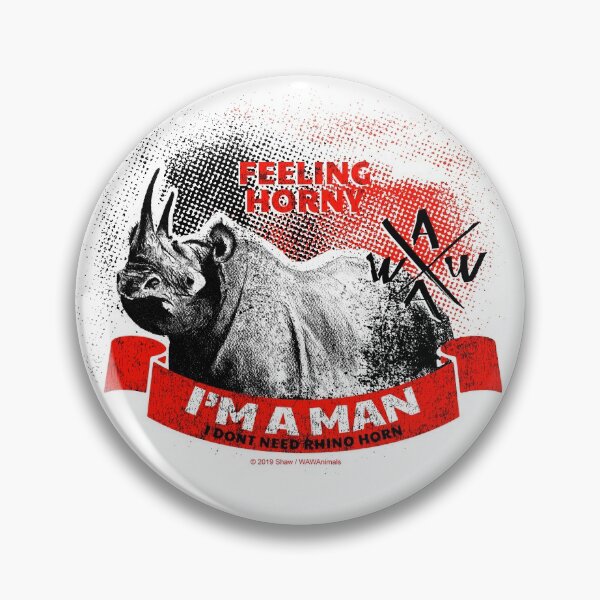 Item preview, Feeling Horny, Rhino Horn, Rhinoceros, Chubby Unicorn, Wild Animal  designed and sold by wawanimals.
