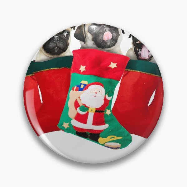 Item preview, Gift Pug Lovers Christmas Socks Cute design designed and sold by Lisbob.