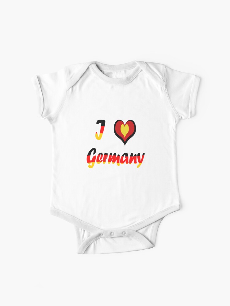 I love Germany, Gift, Berlin German Flag | Baby One-Piece