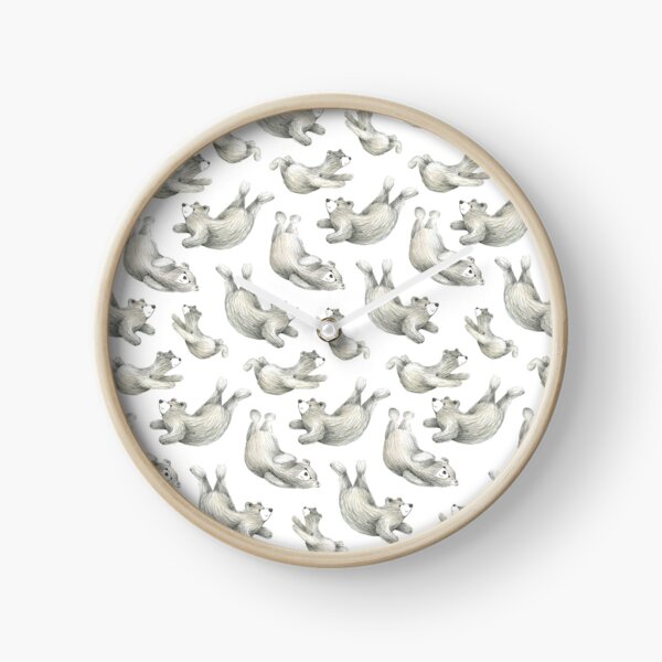 Swimming Water Bears Clock