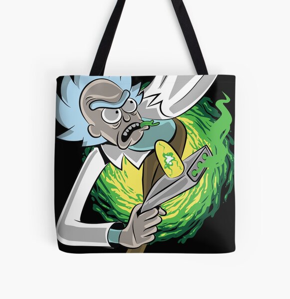 Rick Sanchez Rick and Morty All Over Print Tote Bag