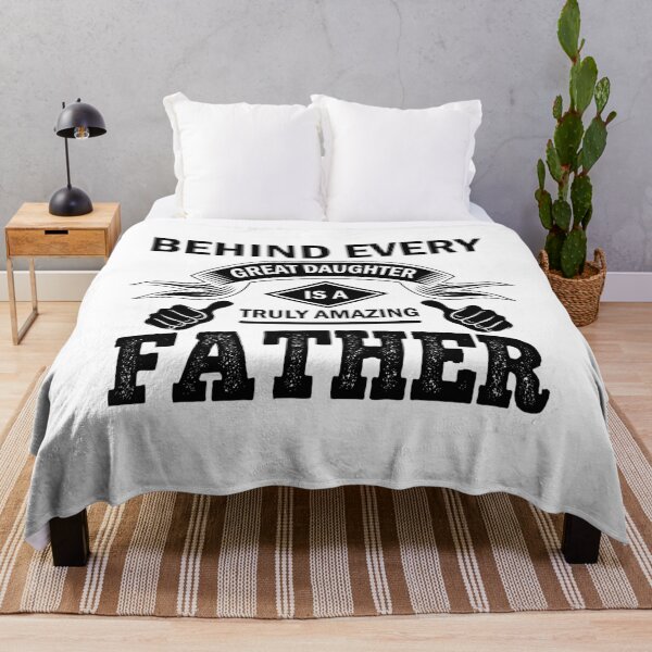 Item preview, Behind Every Great Daughter is a Truly Amazing Father designed and sold by GravitiTees.