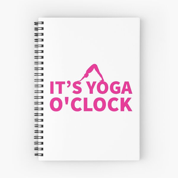 Item preview, IT'S YOGA O'CLOCK - YOGA PERSON - YOGA LOVER - PINK  designed and sold by Tropical Blood.
