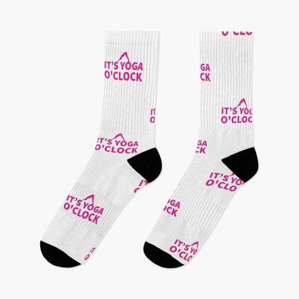 Item preview, IT'S YOGA O'CLOCK - YOGA PERSON - YOGA LOVER - PINK  designed and sold by Tropical Blood.