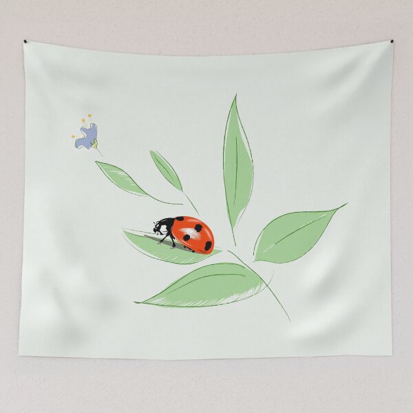 Item preview, The seven-point ladybug designed and sold by Emi Yañez.