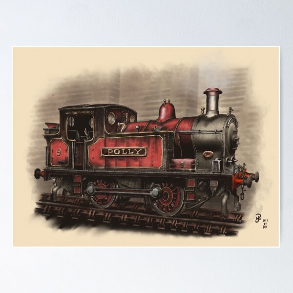 Item preview, Polly - Industrial Steam Locomotive designed and sold by Rasendyll.