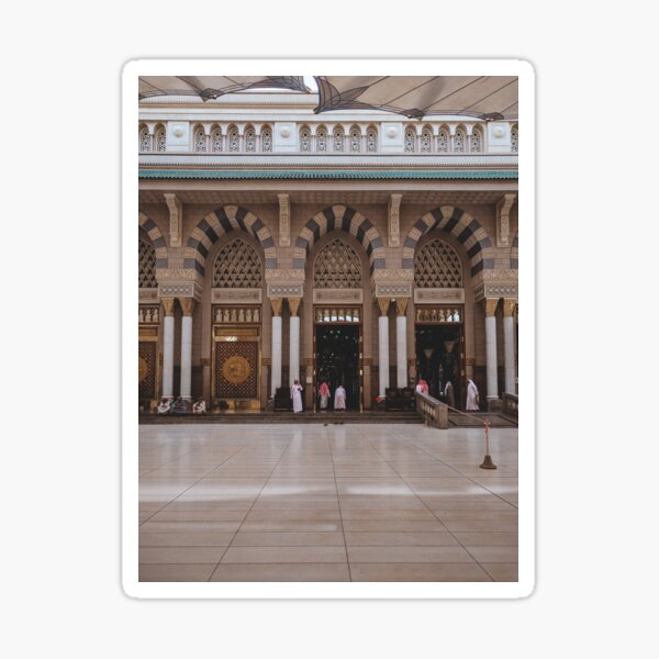 Item preview, Entrance to the Prophet's Mosque Print designed and sold by Redwan Shahid.