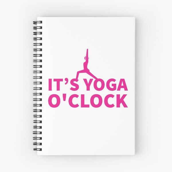 Item preview, IT'S YOGA O'CLOCK - PINK - WARRIOR  designed and sold by Tropical Blood.
