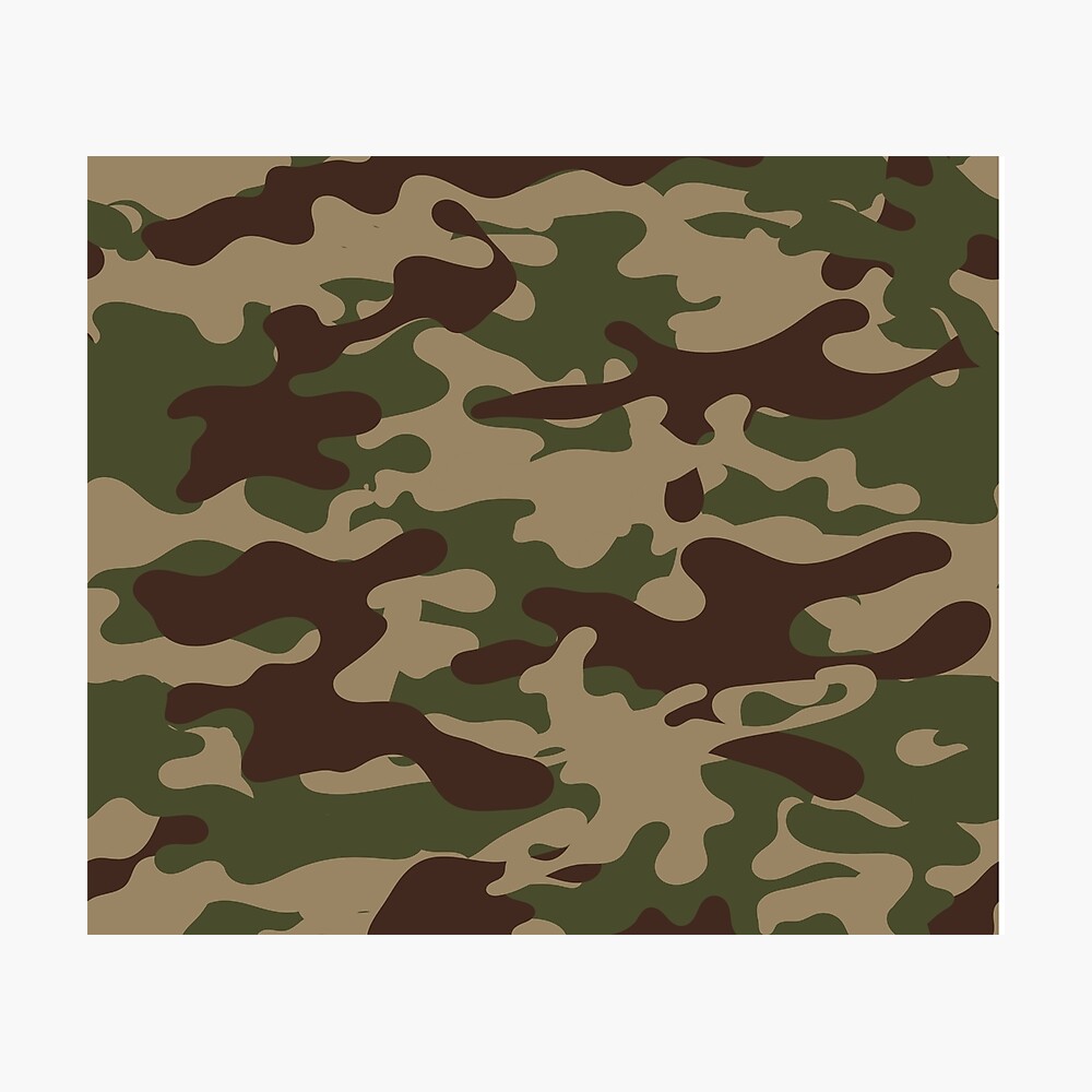 Orange And Green Camo Blouse Army Vector Camouflage Funny Print