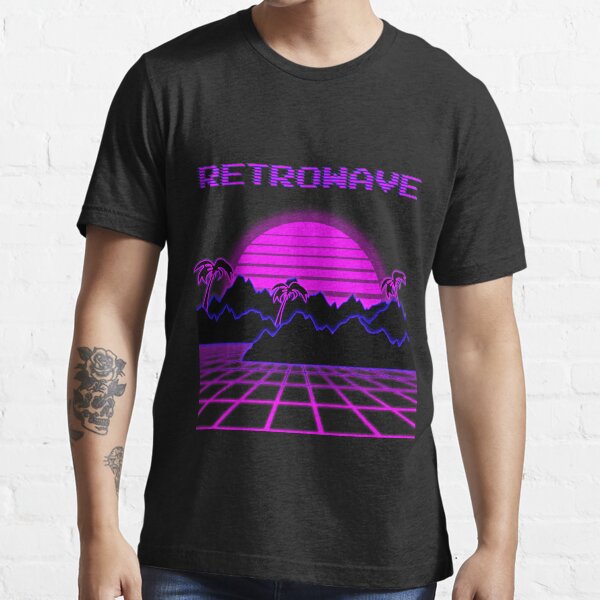 Synthwave, Retrowave Design For The Eighties Music Lovers Essential T-Shirt