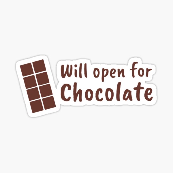 Choco Lover Stickers Redbubble - cioccolata top roblox
