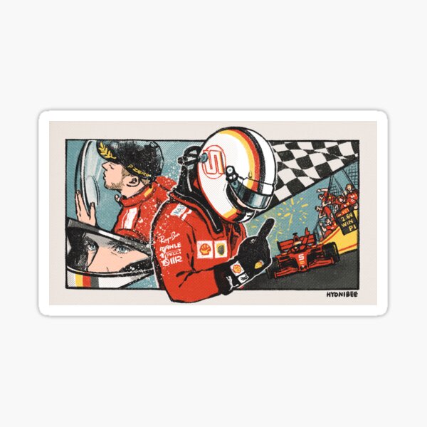 Seb Vettel Sticker