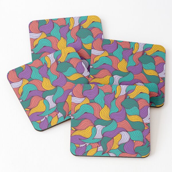Item preview, Colorful Wavey Pattern designed and sold by Vector Scout Lab.