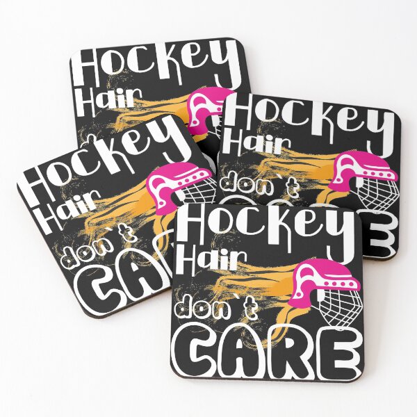 Item preview, Funny Hockey Player | Hockey Hair Don't Care Gift design designed and sold by Lisbob.