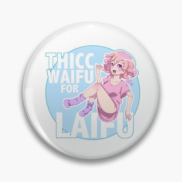 Item preview, Thicc Waifu for Laifu designed and sold by waifuscribbles.
