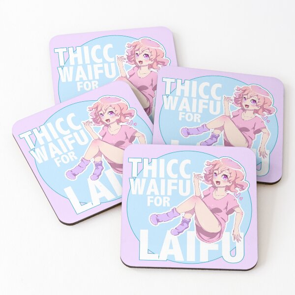 Item preview, Thicc Waifu for Laifu designed and sold by waifuscribbles.