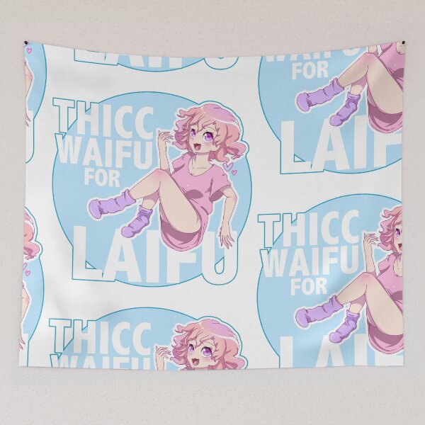 Item preview, Thicc Waifu for Laifu designed and sold by waifuscribbles.