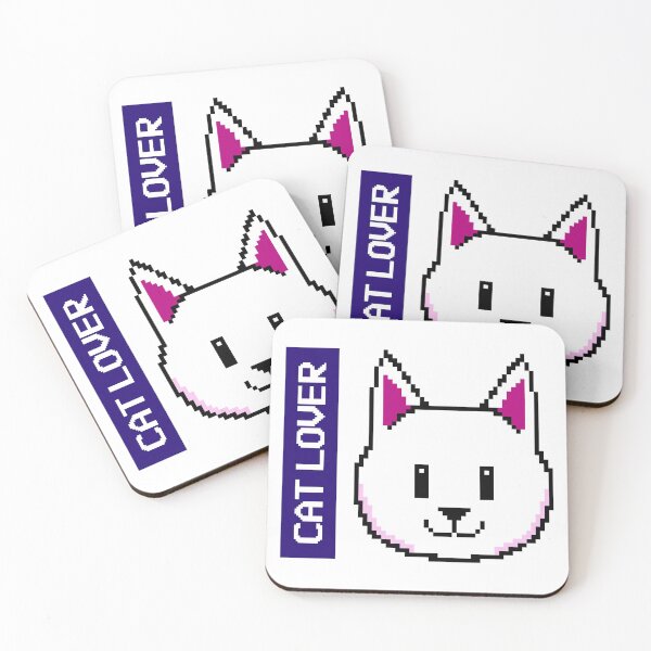 Artikelvorschau, Katzenliebhaber Pixelated entworfen und verkauft von IcyTees.