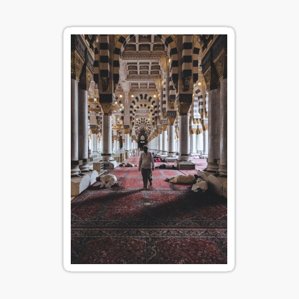 Item preview, Inside the Prophet's Mosque Print designed and sold by Redwan Shahid.