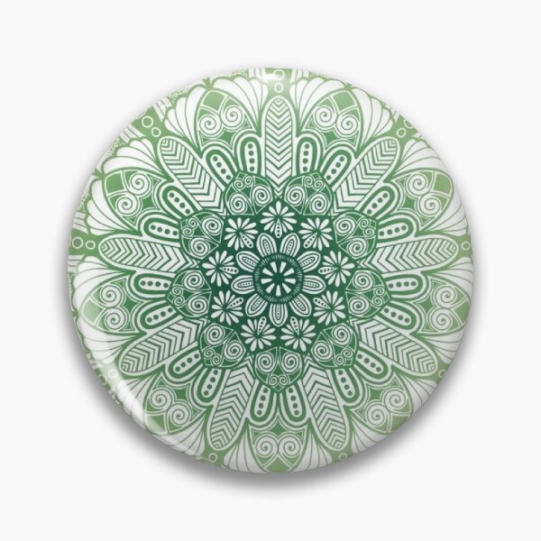 Item preview, Mandala Geometric Green Flower designed and sold by FoxLev.