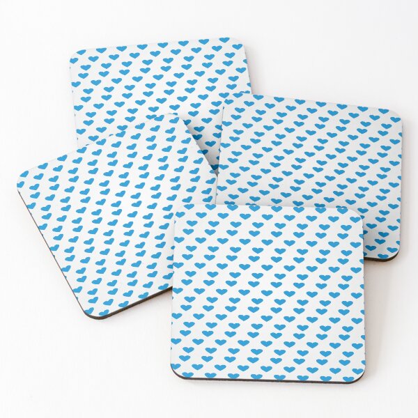 Item preview, Blue hearts designed and sold by jolly3434.