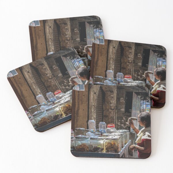 Item preview, Street photograph of lady selling candy designed and sold by Prerana Jain.
