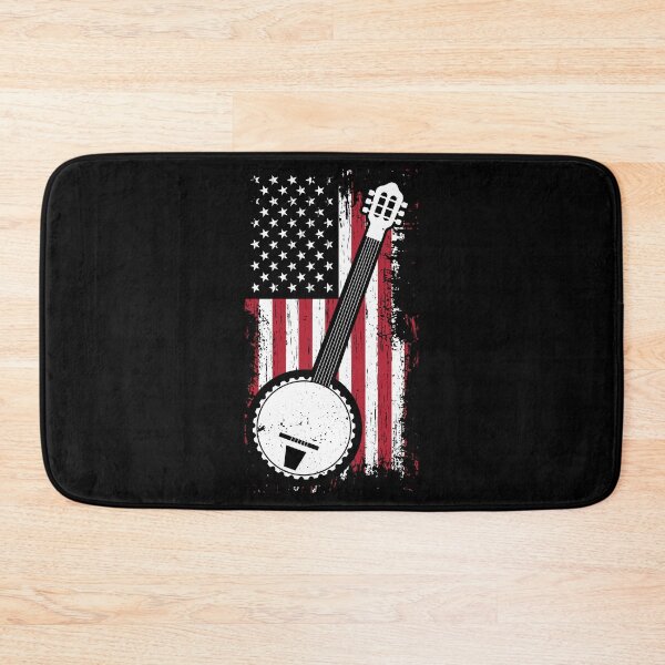 Item preview, Bluegrass Banjo American US Flag Musician Gift designed and sold by haselshirt.