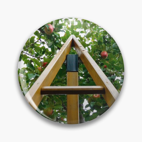 Item preview, Ladder in Apple Orchard, Topsham, Maine designed and sold by HilaryLeslie.