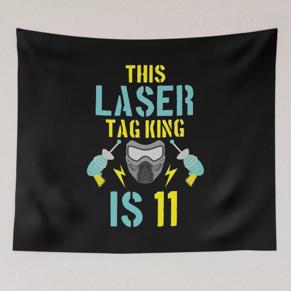 Item preview, This Laser Tag King Is 11 11th Birthday Recreational Gift designed and sold by haselshirt.