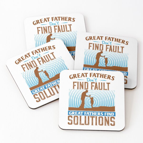 Item preview, Fathers day gift | Great fathers don't find fault great fathers find solutions designed and sold by teamph.