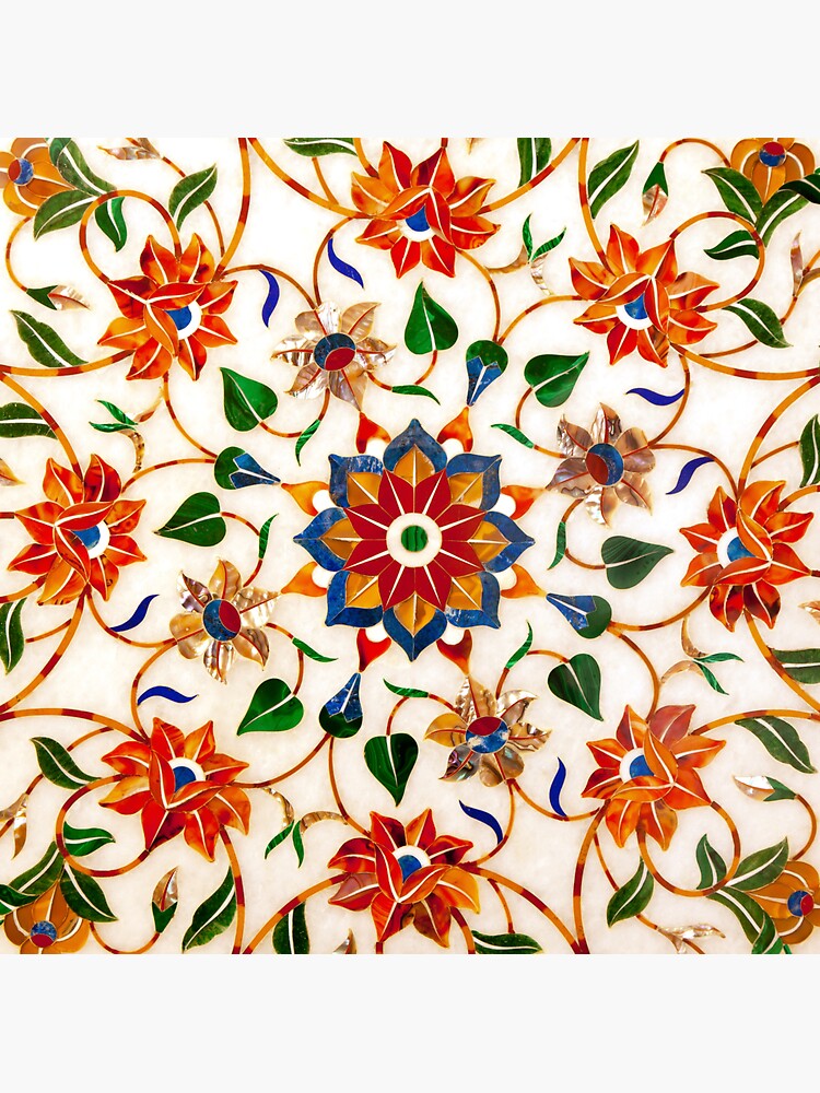 Diseño Floral Taj Mahal de Platslee