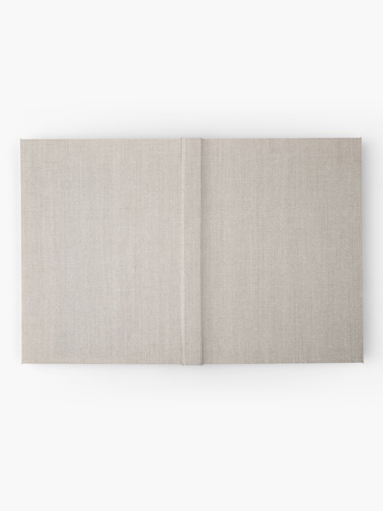 Cuaderno de tapa dura for Sale con la obra «Textura de fondo de lino beige»  de Freid